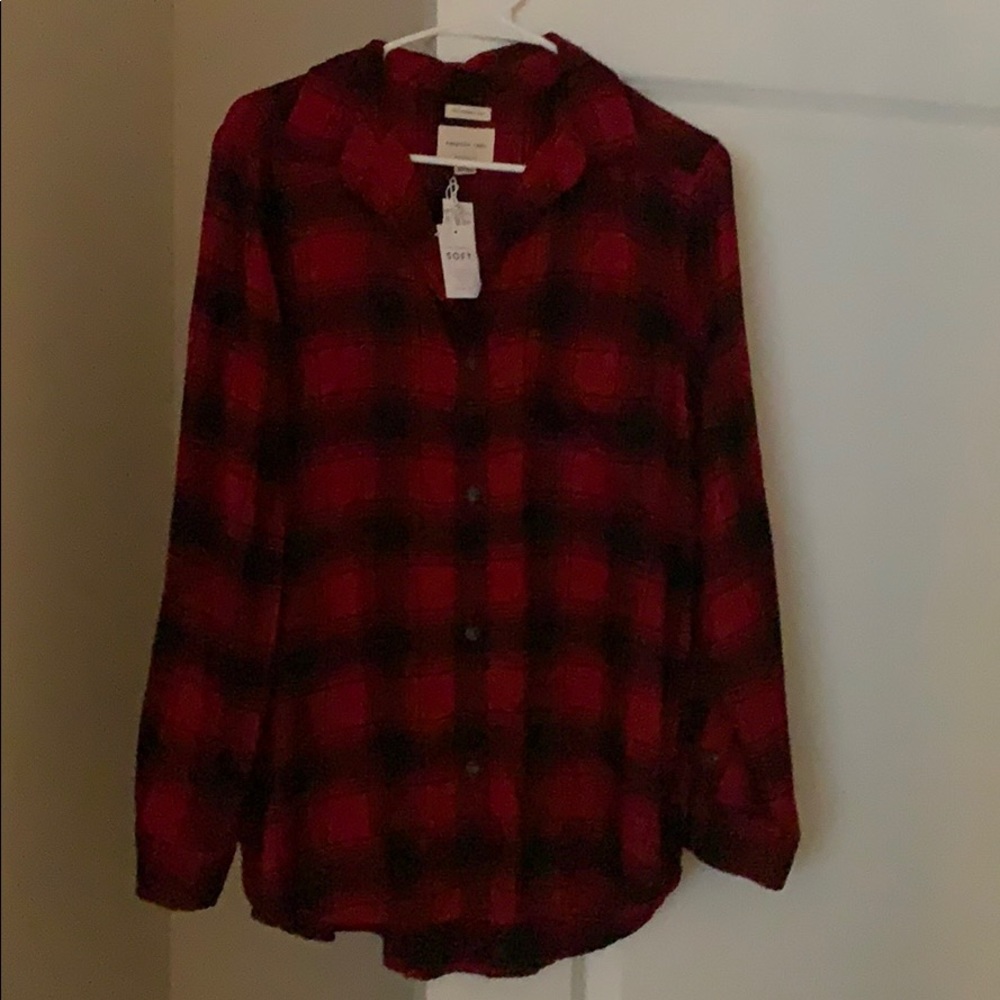 Women’s AE BF fit flannel